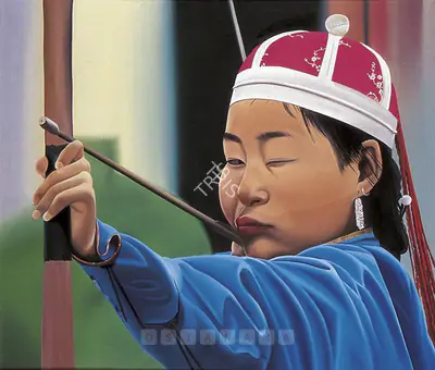 Shibu Natesan (Artist), Aim, 2001, Painting