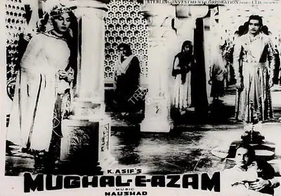 R.D. Mathur (Cinematographer), Mughal E Azam, 1960, Lobby Card