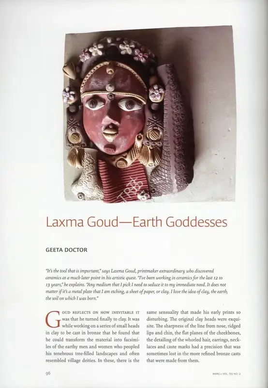 Geeta Doctor (Essayist), Laxma Goud, 2018, Essay