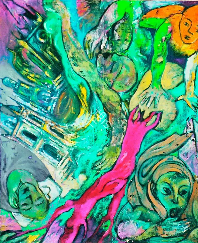 Vasudha Thozhur (Artist), Untitled, 1991, Painting