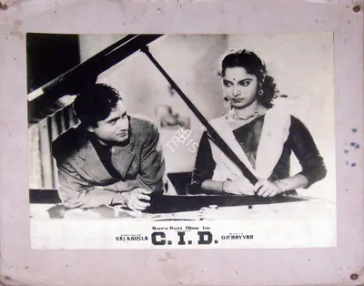 V.K. Murthy (Cinematographer), C I D, 1956, Lobby Card