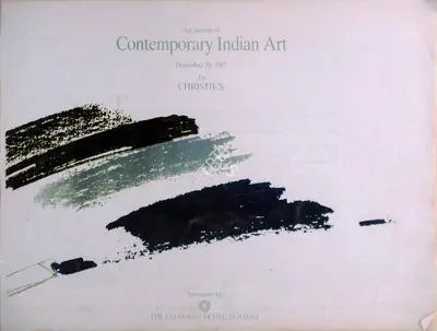 Christie's (Auction House), Contemporary Indian Art (Charity Auction), 1987, Auction Catalogue