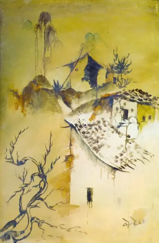 N.S. Bendre (Artist), Untitled, 1960, Painting