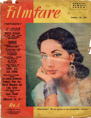 C.R. Mandy (Editor), Filmfare, 1957, Magazine