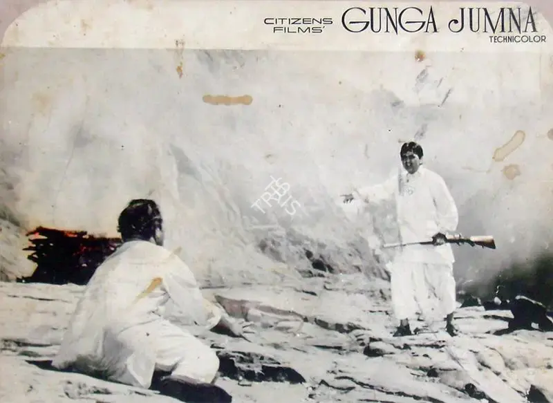 V. Babasaheb (Cinematographer), Gunga Jamuna, 1961, Lobby Card