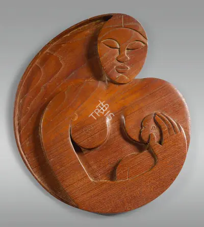 Davierwalla, A.M. (Artist). Untitled (Mother & Child), 1948 | Sculpture, So.NeY/16.03.21, 2021 · Sotheby's