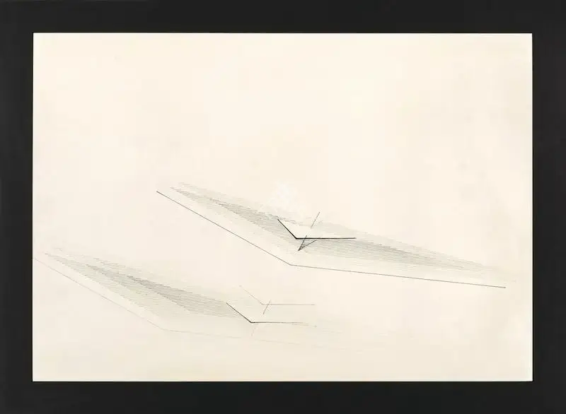 Nasreen Mohamedi (Artist), Untitled, 1987, Drawing