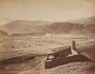 John Burke (Photographer), Landi Kotal Camp, 1878, Antiquarian Photograph