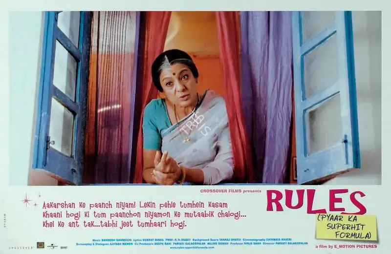 Nirja Shah (Producer), Rules Pyaar Ka Superhit Formula, 2003, Lobby Card