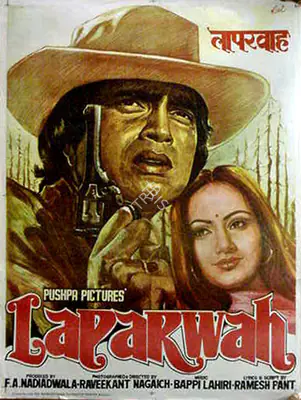 Firoz A. Nadiadwala (Producer), Laparwah, 1981, Full Sheet Poster