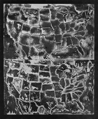Jasper Johns (Artist), Two Maps II, 1966, Graphic Art