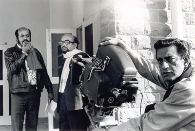 Nemai Ghosh (Still Photographer), Sonar Kella, 1974, Working Still
