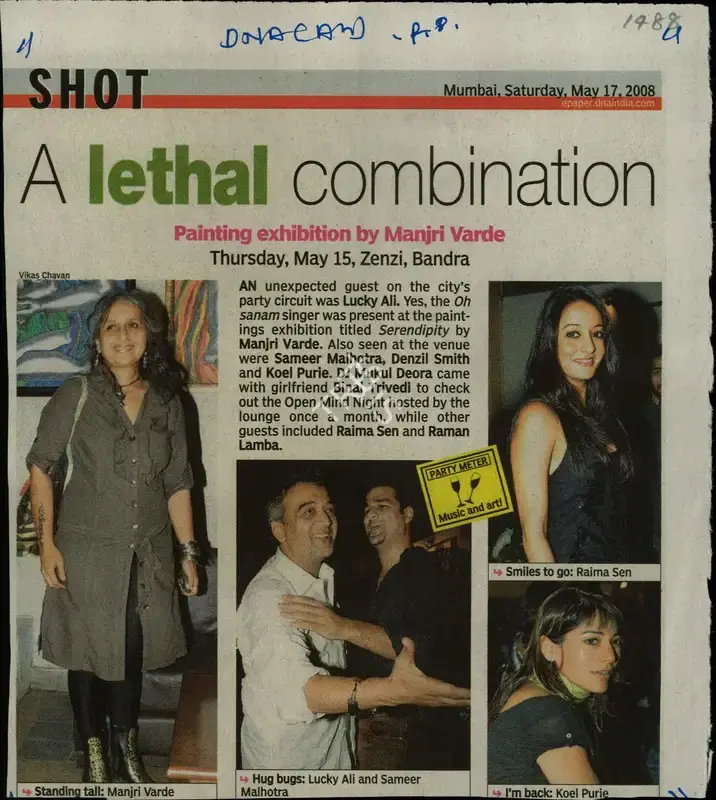 Vikas Chavan (Reporter), A Lethal Combination, 2008, Newspaper Clipping