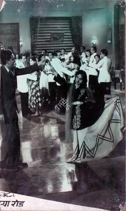 Ravindra Dave (Producer), Agra Road, 1957, Lobby Card