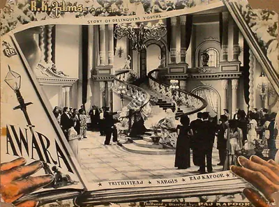 Radhu Karmakar (Cinematographer), Awara, 1951, Lobby Card