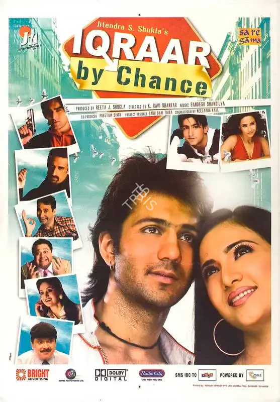 Reeta J. Shukla (Producer), Iqraar By Chance, 2006, Full Sheet Poster