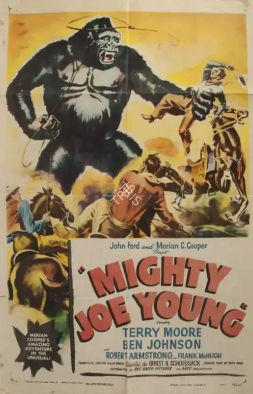 Merian C. Cooper (Producer), Mighty Joe Young, 1949, Poster