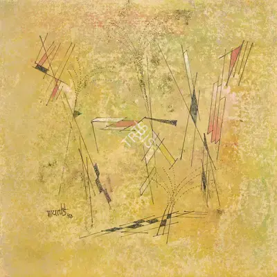 V.S. Gaitonde (Artist), Untitled, 1953, Painting