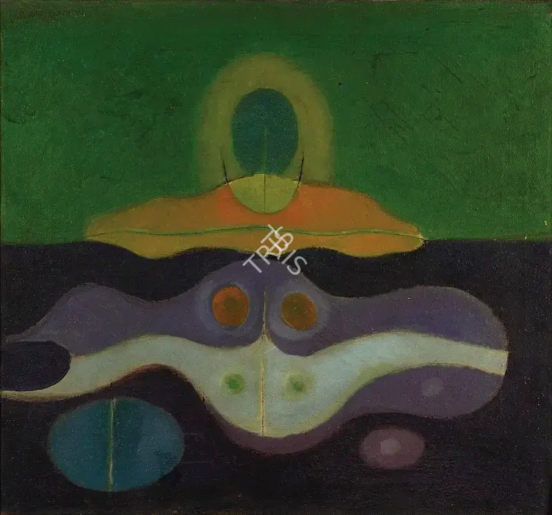 Bimal Dasgupta (Artist), Untitled, 1972, Painting