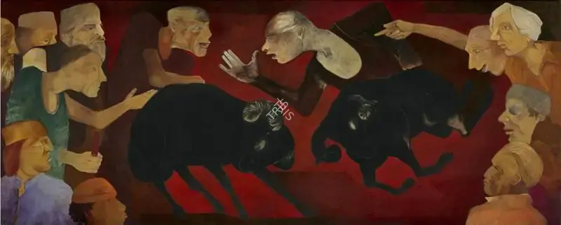 Krishen Khanna (Artist), Untitled, 1980, Painting
