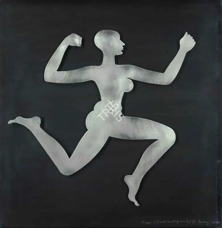 Mistry, Dhruva (Artist). Maya (Black Background), 2005-06 | Painting, Ch.NeY/25.03.25, 2025 · Christie's