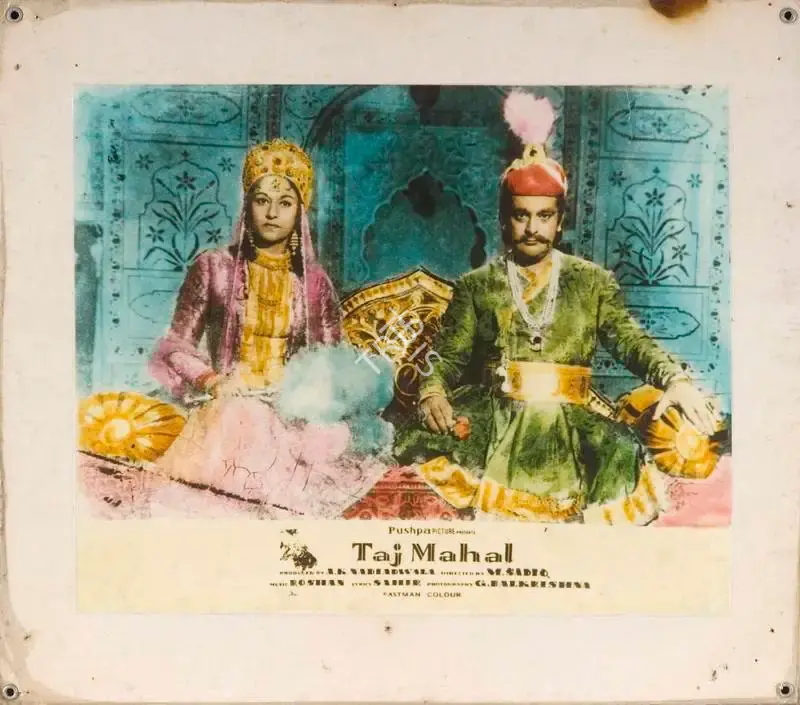 A.K. Nadiadwala (Producer), Taj Mahal, 1963, Lobby Card