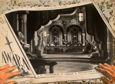 Radhu Karmakar (Cinematographer), Awara, 1951, Lobby Card