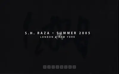 S.H. Raza (Artist), S. H. Raza, 2005, Solo Exhibition Invitation