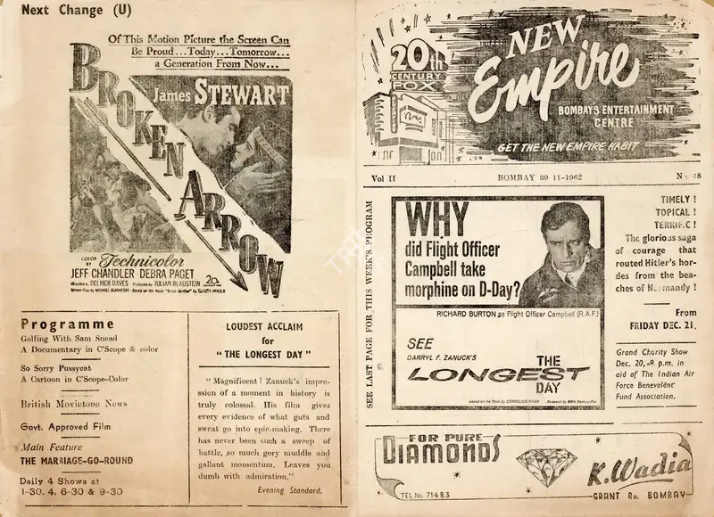 Bernhard Wicki (Director), The Longest Day, 1962, Handbill