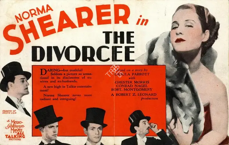 Robert Z. Leonard (Director), The Divorcee, 1930, Handbill