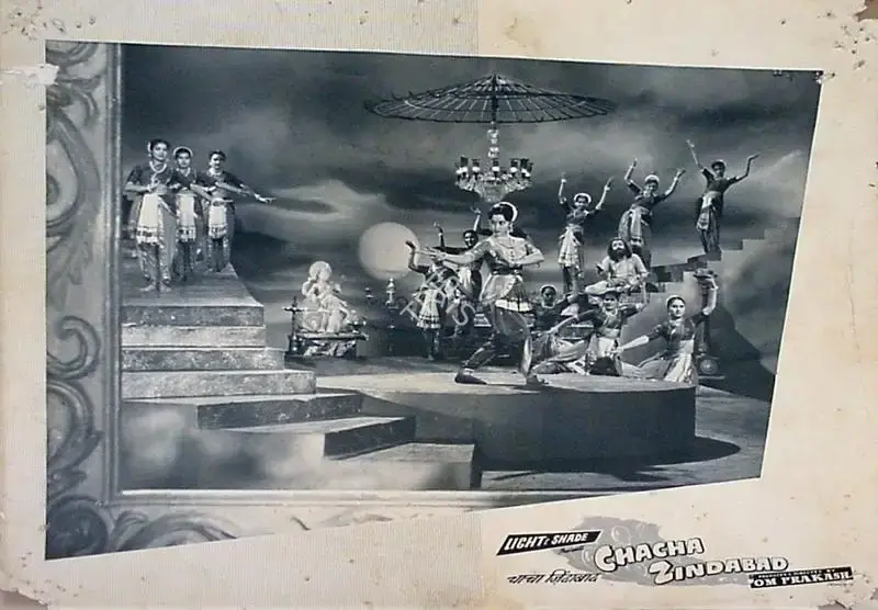Om Prakash (Producer), Chacha Zindabad, 1959, Lobby Card