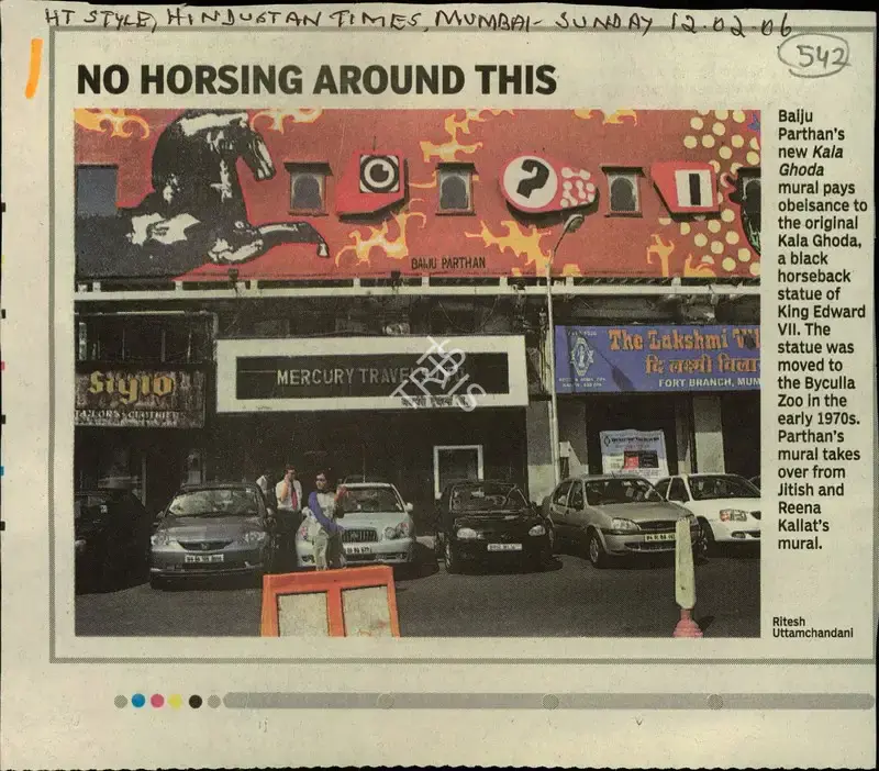 Ritesh Uttamchandandai (Reporter), No Horsing Around This, 2006, Newspaper Clipping