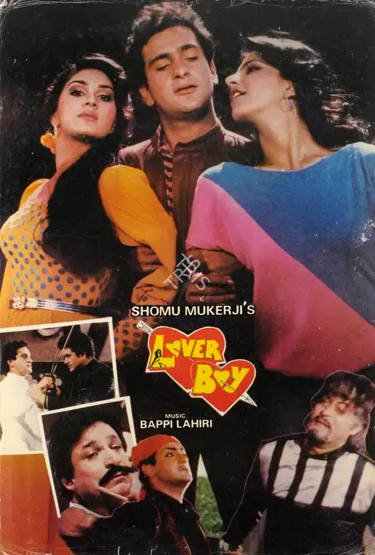 Shomu Mukerji (Producer), Lover Boy, 1985, Lobby Card