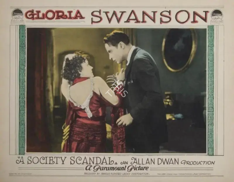 Allan Dwan (Director), A Society Scandal, 1924, Lobby card
