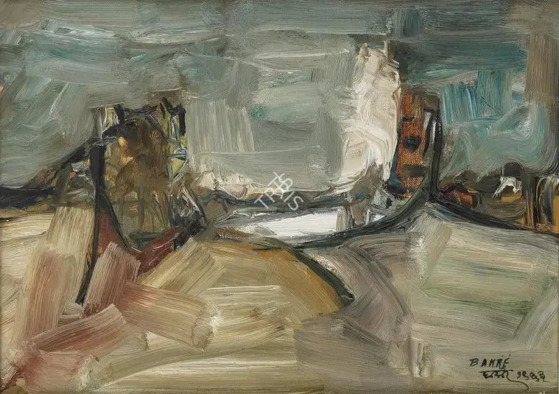S.K. Bakre (Artist), Untitled (Landscape), 1963, Painting