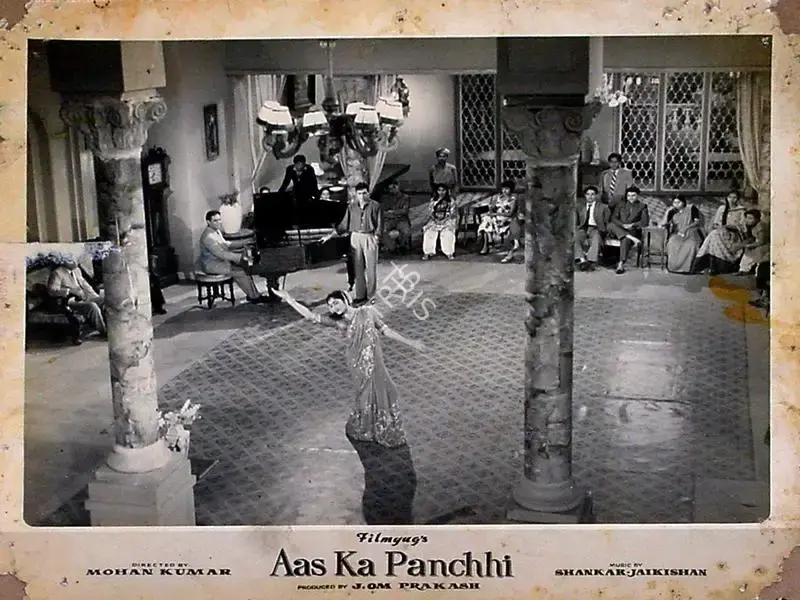 J.Om Prakash (Producer), Aas Ka Panchhi, 1961, Lobby Card