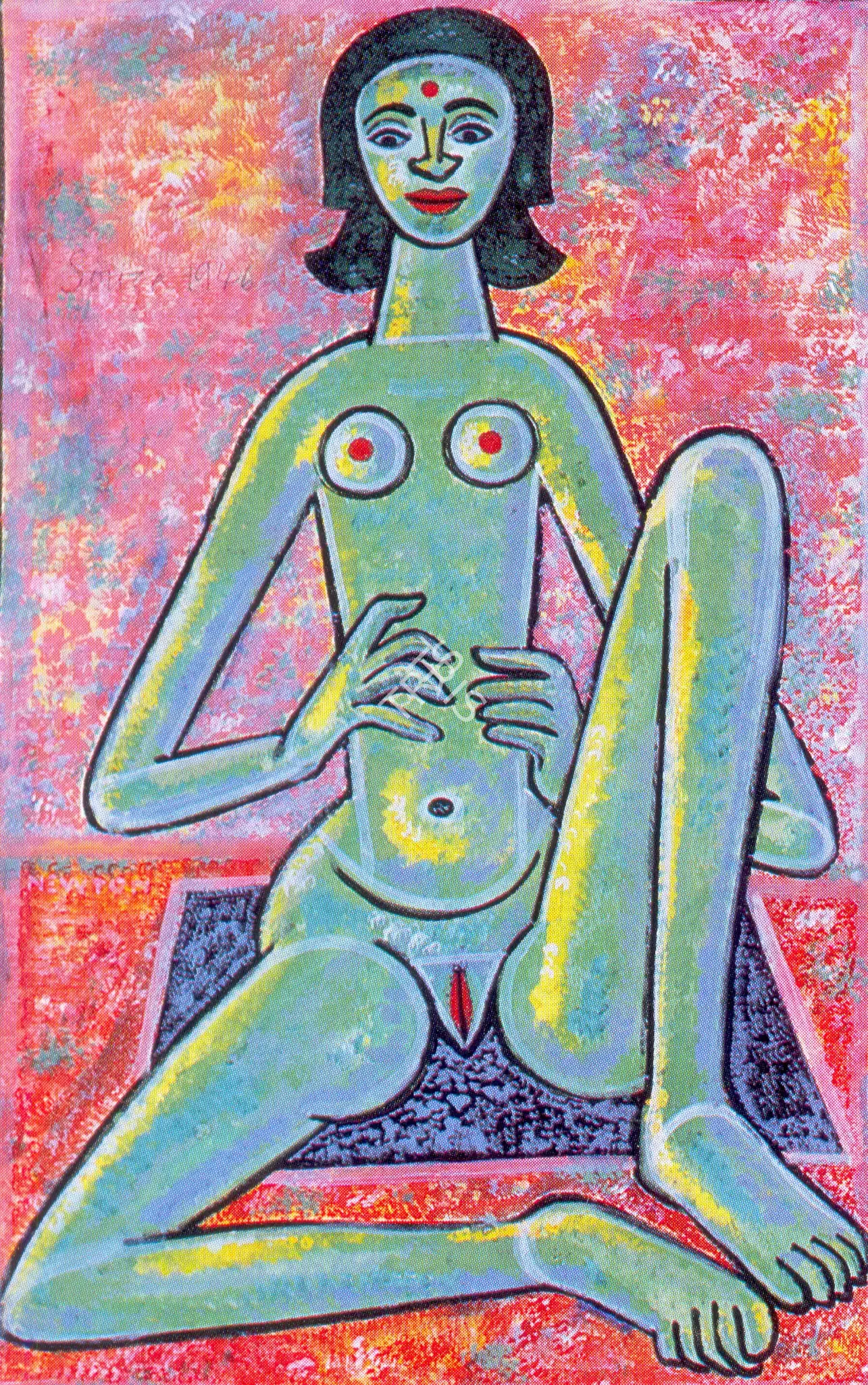 F.N. Souza (Artist), Untitled, 1946, Painting