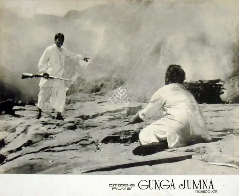 V. Babasaheb (Cinematographer), Gunga Jamuna, 1961, Lobby Card