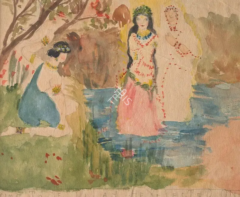 Amrita Sher-Gil (Artist), Untitled, 1923, Painting