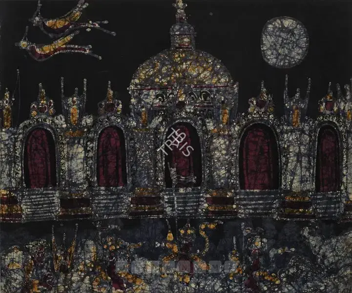 Ramanujam, K. (Artist). Fantasy Series, c.1970 | Tapestry, Os.Del/29.03.07, 2007 · Osian's