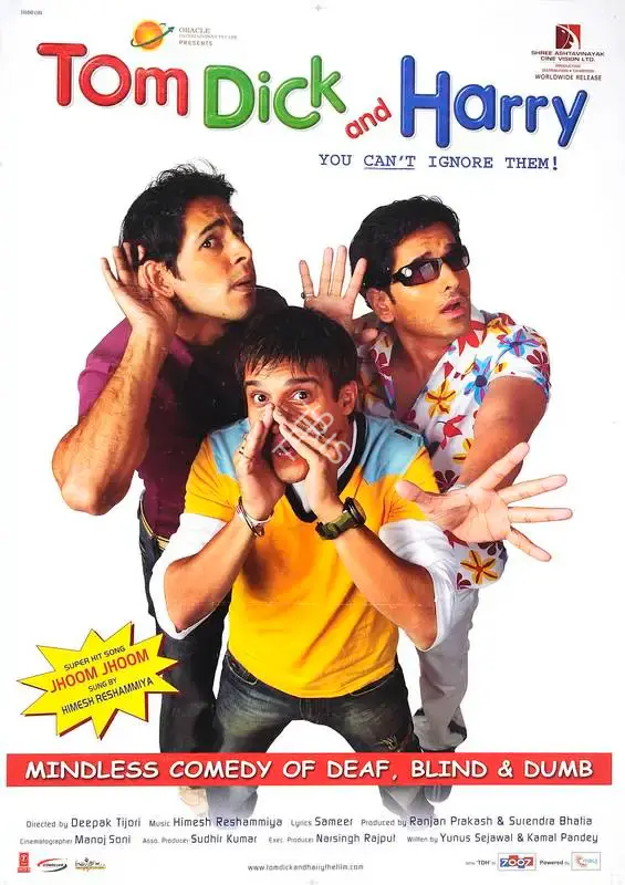 Surendra Bhatia (Producer), Tom Dick Aur Harry, 2006, Full Sheet Poster