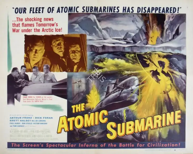 Alex Gordon (Producer), The Atomic Submarine, 1959, Poster