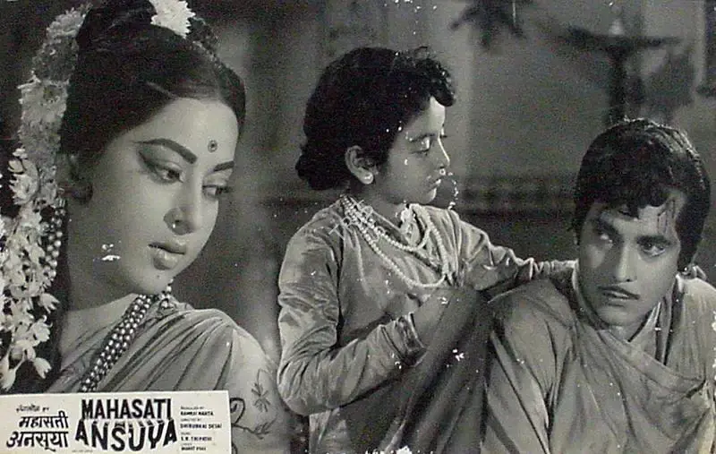Ramraj Nahta (Producer), Mahasati Ansuya, 1965, Lobby Card