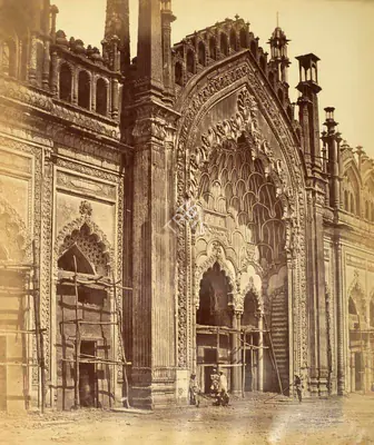 Felice Beato (Photographer), The Jumma Musjid, Lucknow, 1858, Antiquarian Photograph