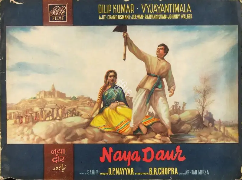 B.R. Chopra (Producer), Naya Daur, 1957, Song-Synopsis Booklet
