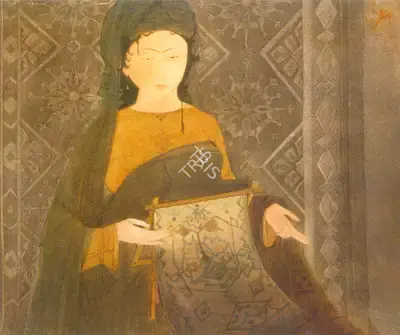 M.A.R. Chughtai (Artist), Untitled, Painting