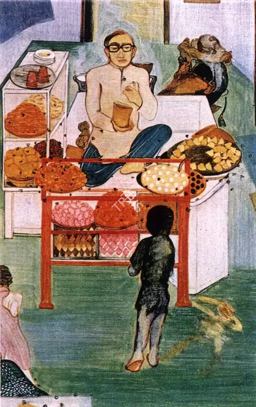 Nilima Sheikh (Artist), Early Lessons In Self Restraint, Painting