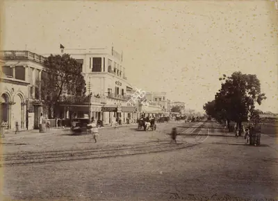 Shew Shankar Narayan (Photographer), The Esplanade Row, 1883, Antiquarian Photograph