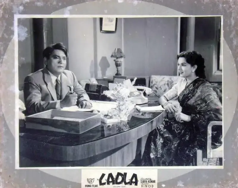 Surya Kumar (Director), Ladla, 1954, Lobby Card