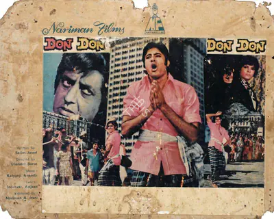 Irani, Nariman A. (Producer), Don, 1978 | Photographic Still Mounted on Lobby Card | CinemaEducation | 00762241